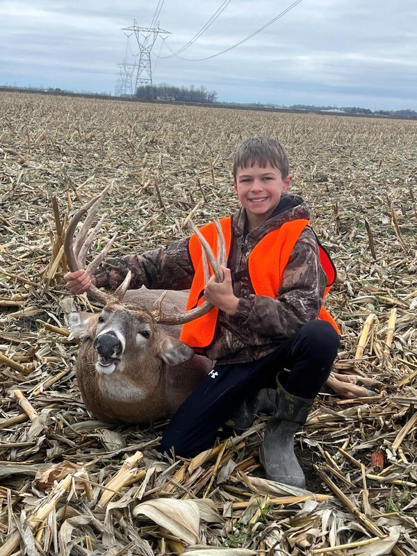 Henry Spangler with his BBBC trophy buck