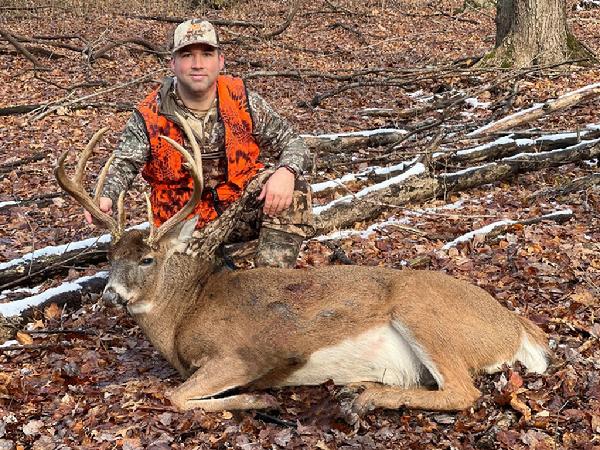 Joseph R. Snowberger with his BBBC trophy buck