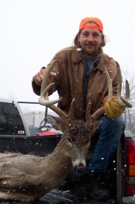 Nathan Reader with BBBC trophy buck