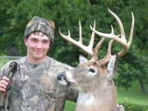 Cory Jones with BBBC trophy buck