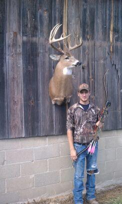 Josh Adams with BBBC trophy buck