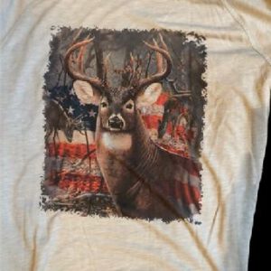 Short Sleeve Shirt — Grey (Single Buck Chest, Full Buck Back)