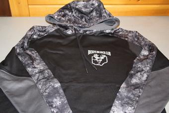 Hoodie — Black / Grey with Camo Panels
