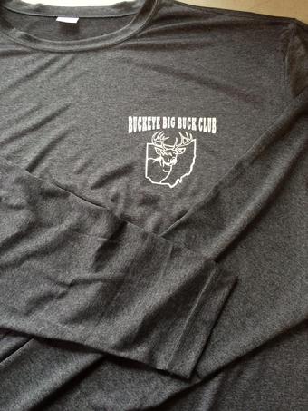 Long Sleeve Tee — Heather Black (Single Buck)