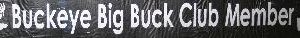 “Buckeye Big Buck Club Member” Sticker