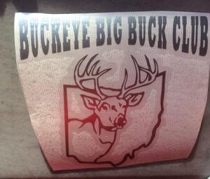 Club Sticker — Name, Buck & Ohio Outline