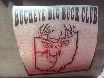 Club Sticker — Name, Buck & Ohio Outline