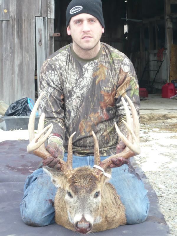 Ben Whitaker with BBBC trophy buck
