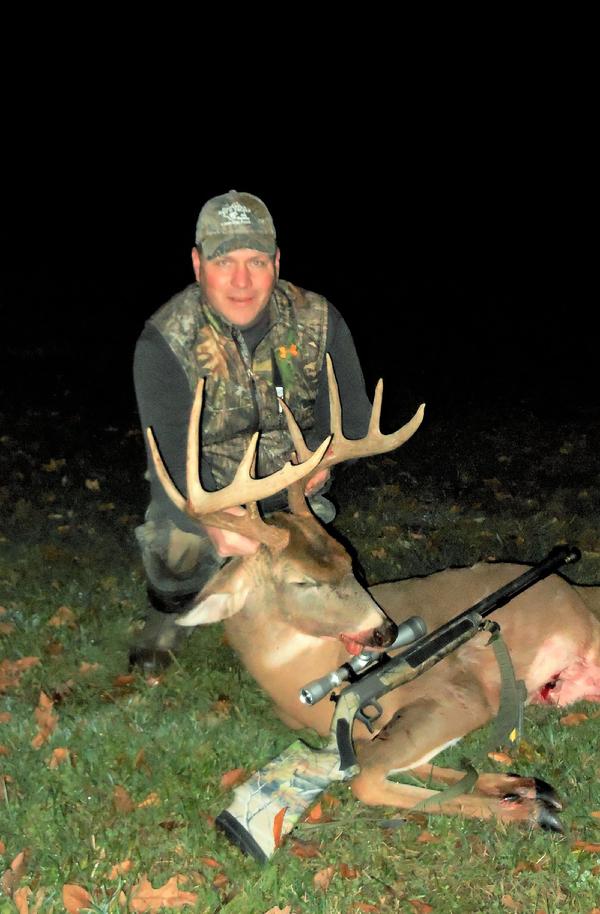 Daniel Lay with BBBC trophy buck