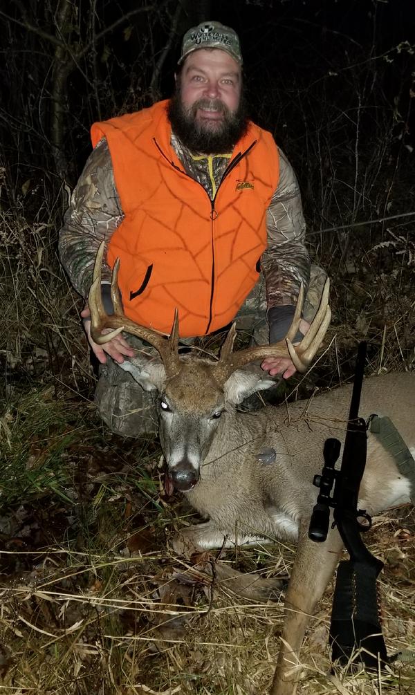 Michael Charles Irwin with BBBC trophy buck