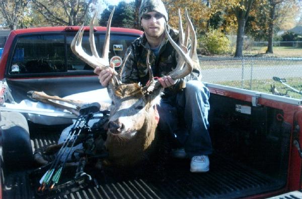 Daniel Limbach with BBBC trophy buck
