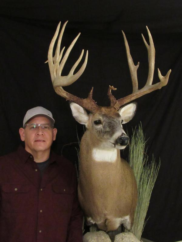 James Stephenson with BBBC trophy buck