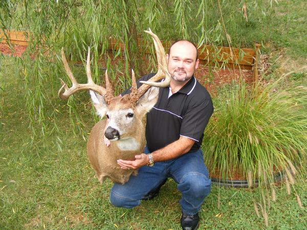 John Adkins with BBBC trophy buck