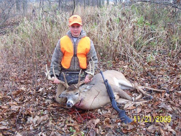 Joseph Roth with BBBC trophy buck