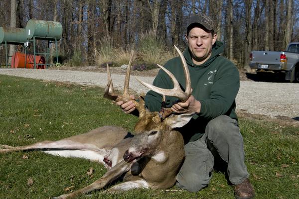 Larry P. Liebhart with BBBC trophy buck