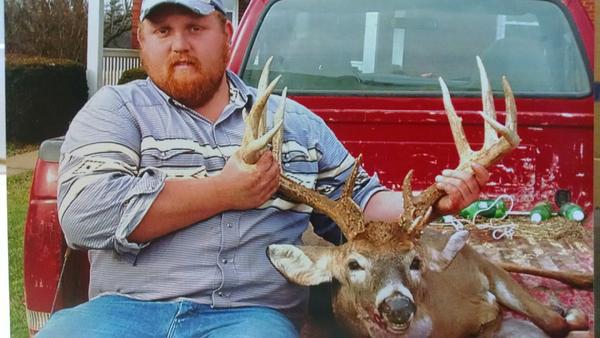 Matthew Brown with BBBC trophy buck