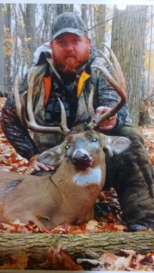 Matthew Brown with BBBC trophy buck