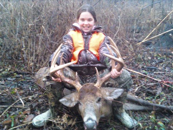 Pressley Buurma with BBBC trophy buck