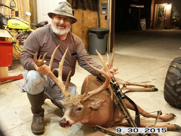 Ron Nusbaum with BBBC trophy buck