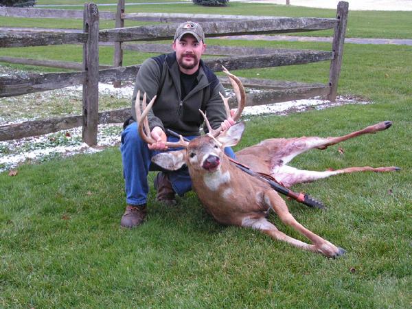 Seth Perkins with BBBC trophy buck