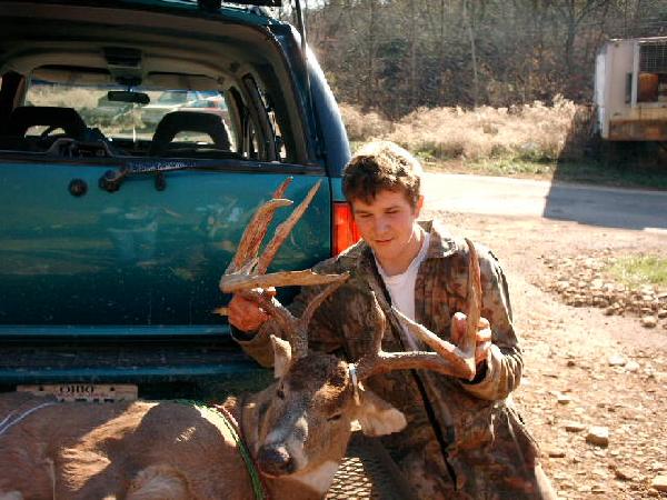 Matthew Charles Watkins with BBBC trophy buck