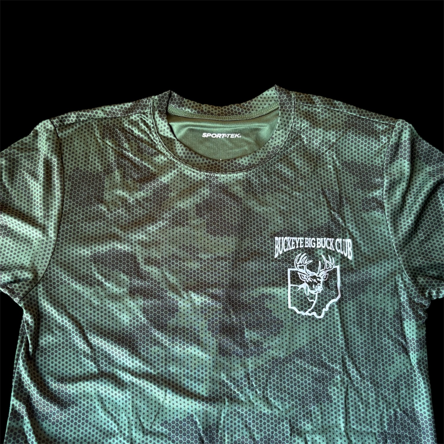 Youth short sleeved green shirt