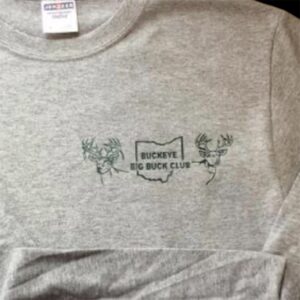 Long Sleeve Tee — Medium Grey (Double Buck Chest)