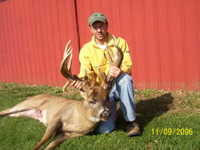 Chad Moore with BBBC trophy buck