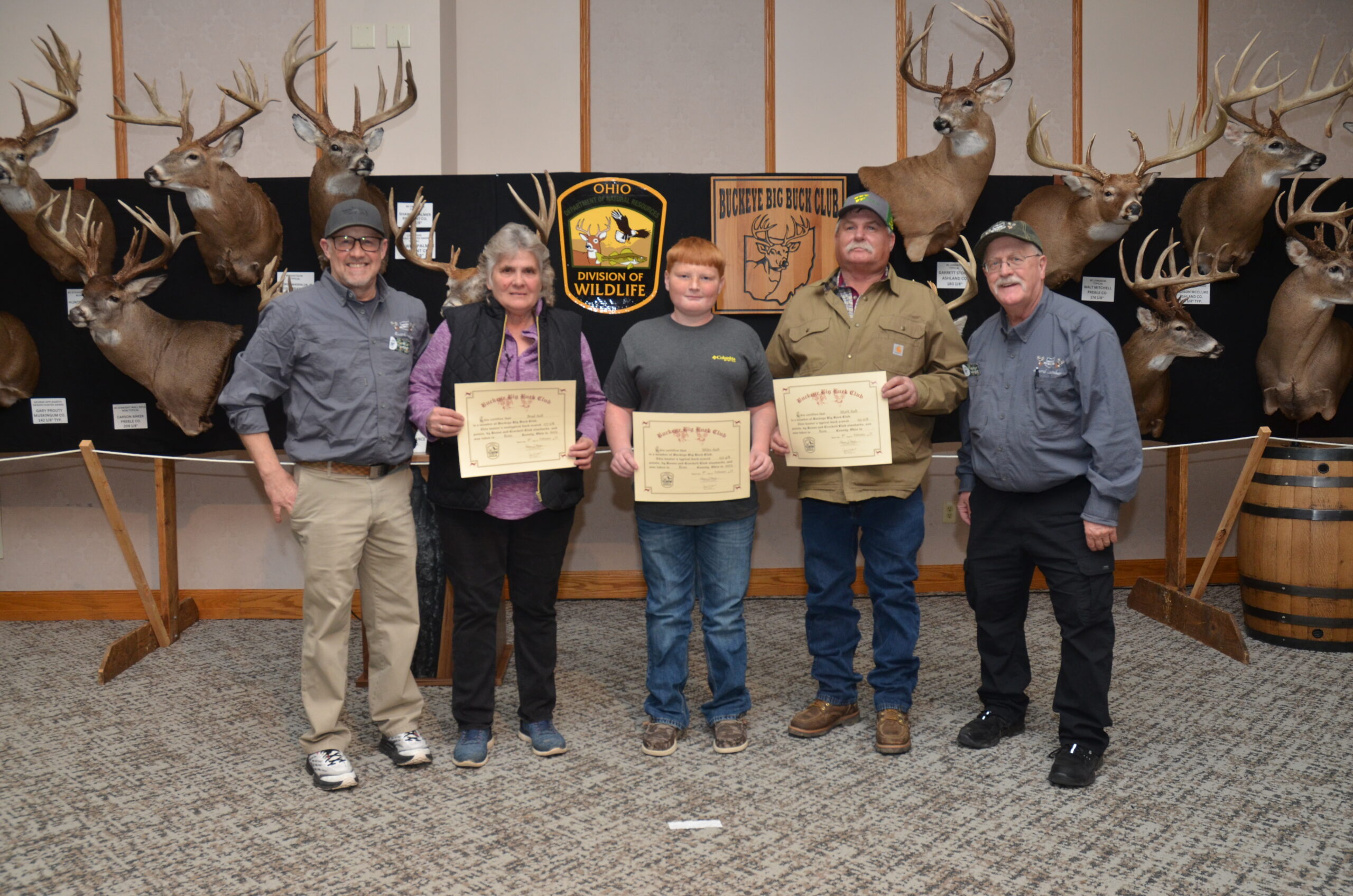 2026 banquet attendees at Buckeye Big Buck Club event