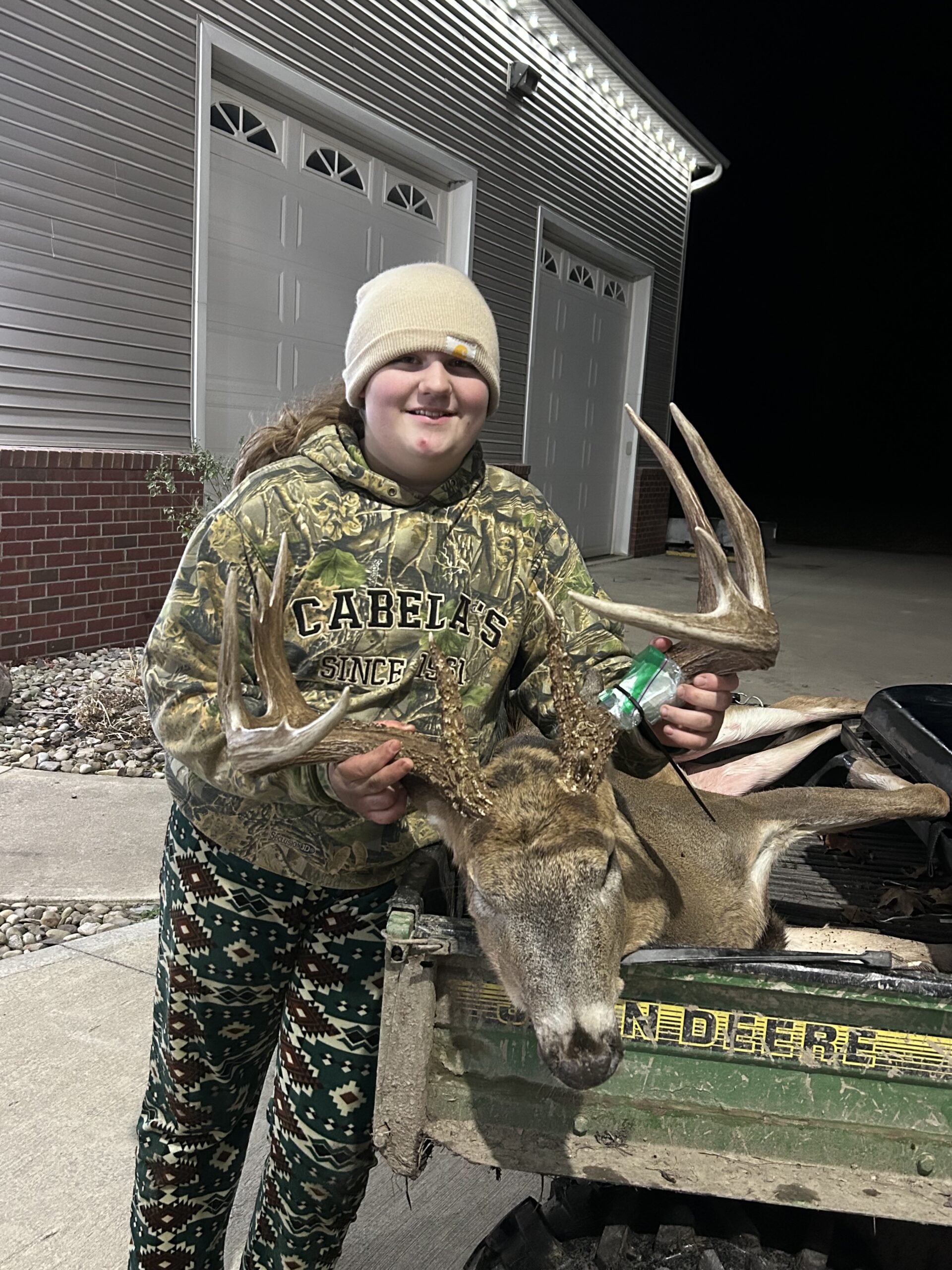 Emma Andrus with her BBBC qualifying typical buck